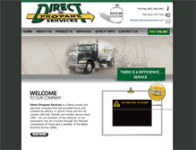 Tablet Screenshot of directpropaneservices.com